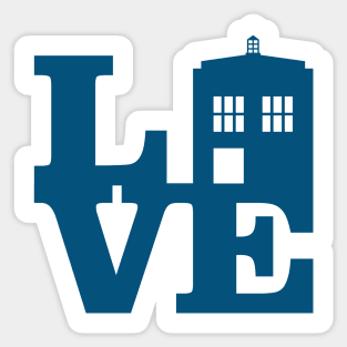 LOVE Doctor Who Sticker